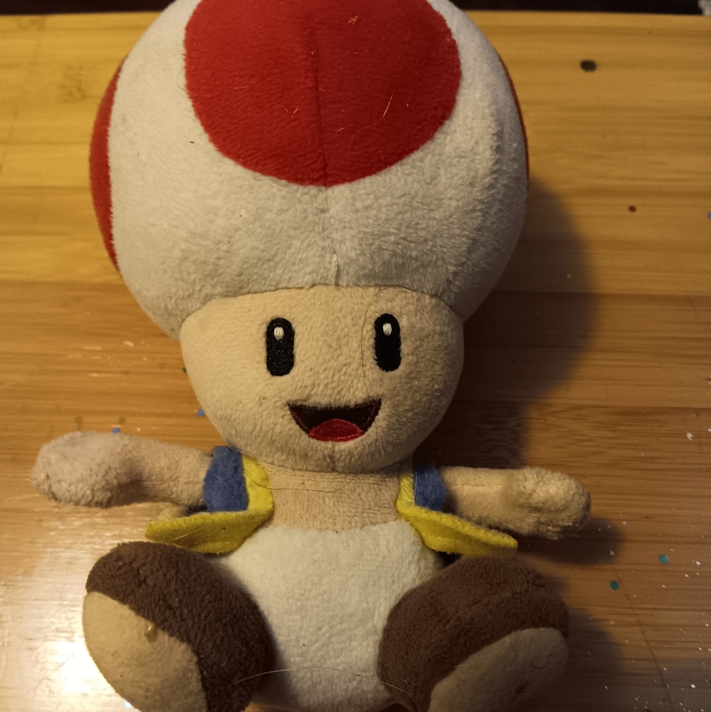 Super mario toad plush